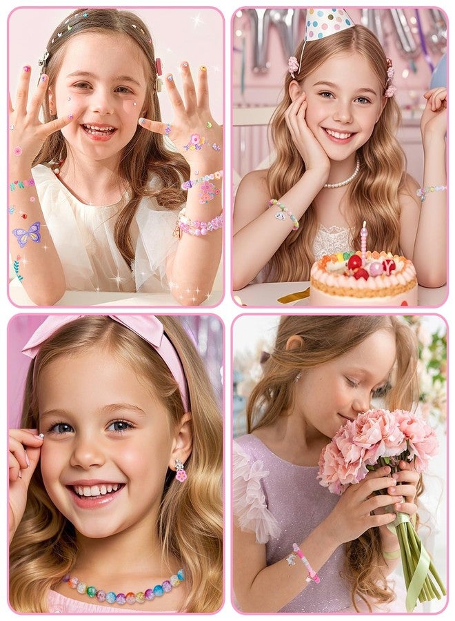 إليكتومانيا مجموعة صنع الأساور من إليكتومانيا للبنات، مجموعة صنع الأساور مع تعليقات وخرز مضيء، مجموعة مواد صنع المجوهرات، مجموعات خرز ملونة بأشكال وأنواع مختلفة للأطفال فوق سن ثلاث سنوات، أفضل هدية لمجموعات الحرف اليدوية للبنات من سن 12 إلى 14 عامًا - Image 5